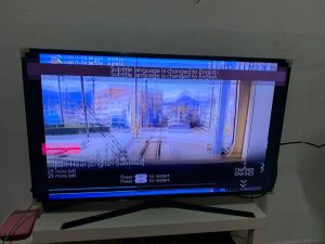 samsung tv screen glitch